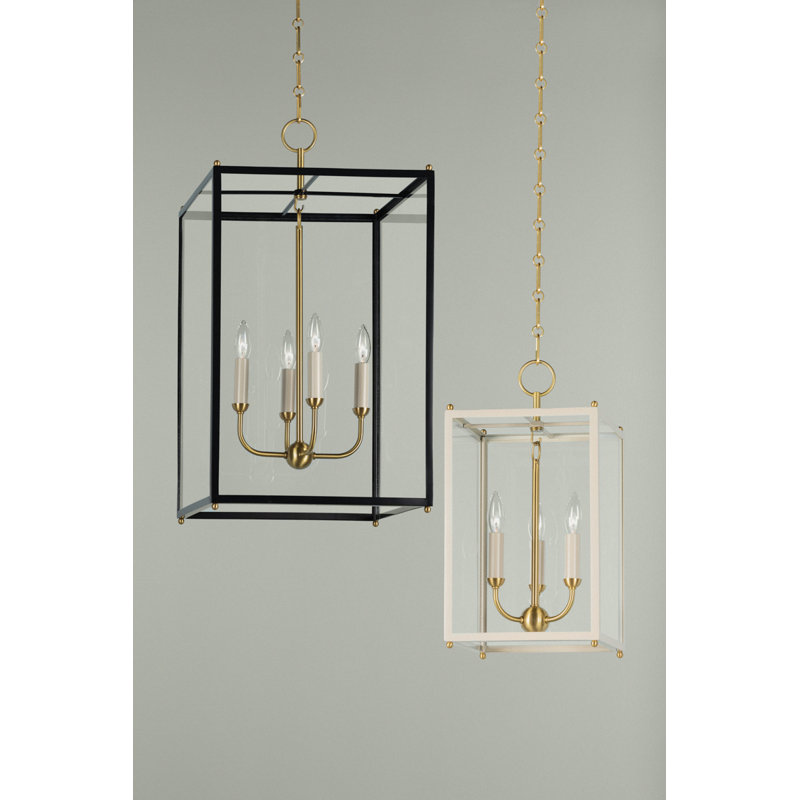 Chaselton 4 - Light Pendant, Clear Glass/Black