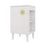 Armoire de salle de bain debout de 20 pouces avec compartiment de rangement latéral à porte à fermeture en douceur et cuve en céramique-1566003745