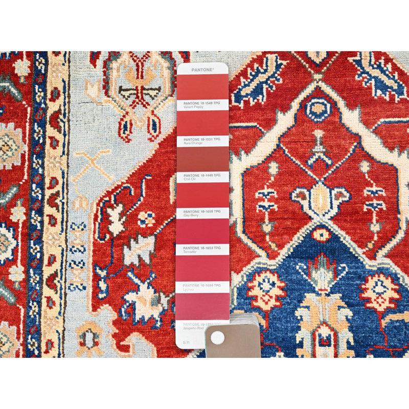 Jetzabel One-of-a-Kind Rectangle 4' X 6' New Age Wool Area Rug