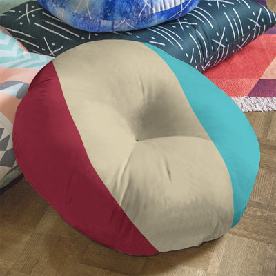Striped Reversible Throw Pillow