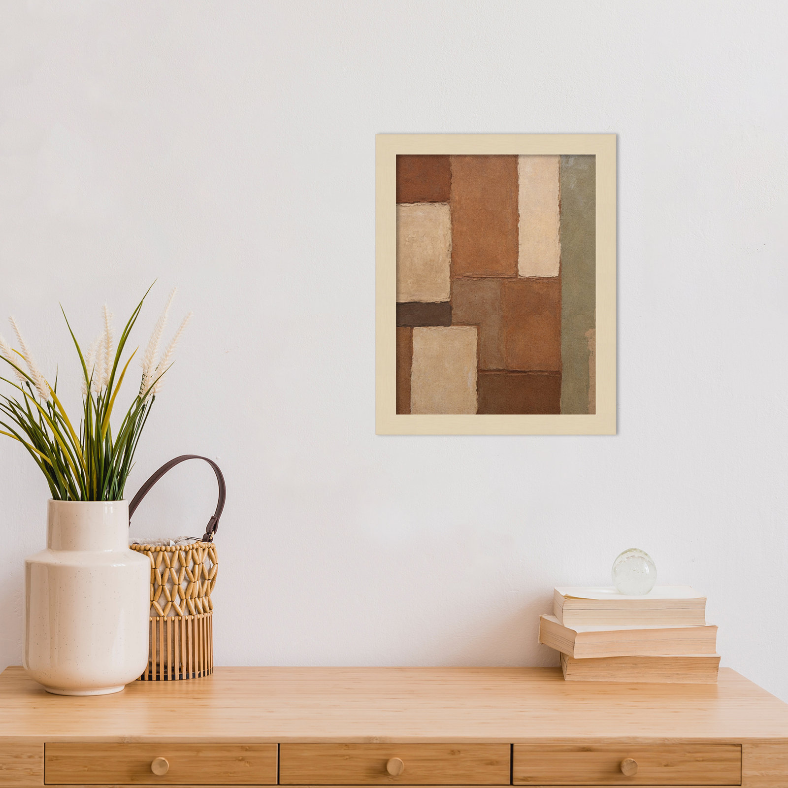 Arcilla Print by Dan Hobday, Brown, 13" H x 11" W