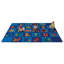 Tapis bleu / orange / rouge / vert touffeté A à Z-1893289613