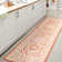 Moten Medallion Textured Weave Orange/Cream Indoor/Outdoor Rug