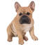 Statue de bouledogue français accroupi