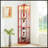 Glass Cabinet Lighted Corner Cabinet Corner Display Curio Cabinet-1179439652