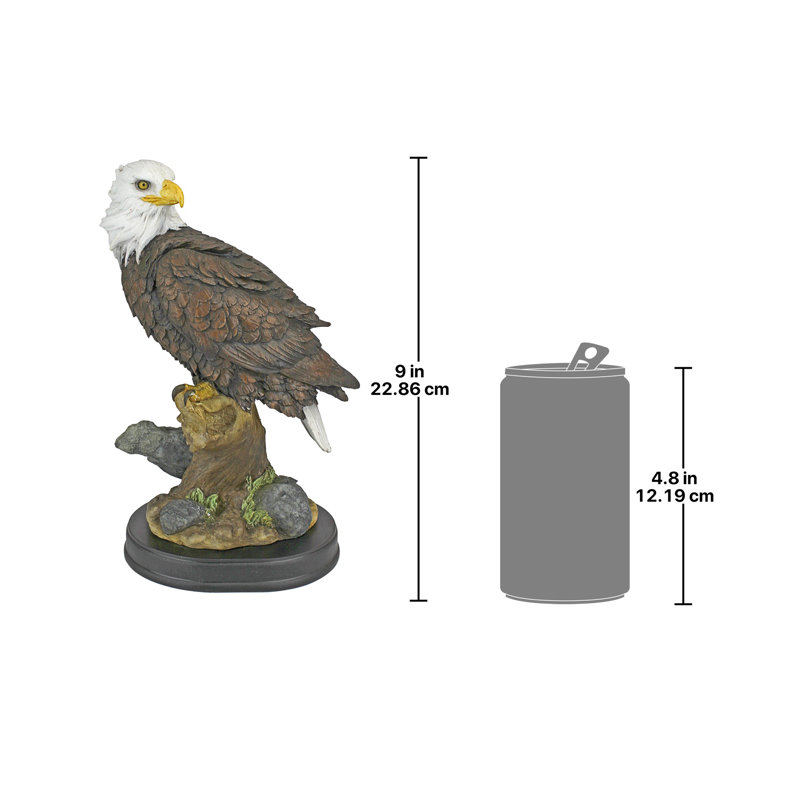 Noble Strength Bald Eagle Figurine