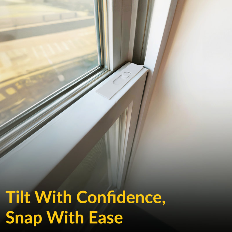 Silver Line Snap-In Tilt Latch 85 Series, ensemble de gauche et de droite, blanc
