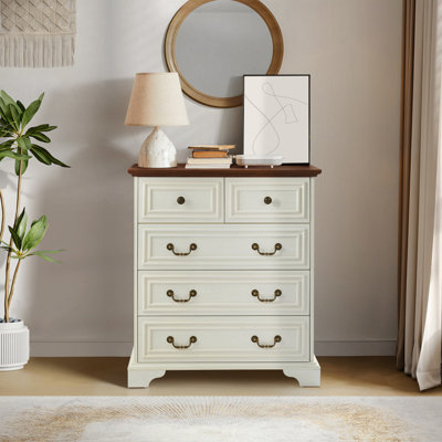Commode 5 tiroirs pour chambre à coucher