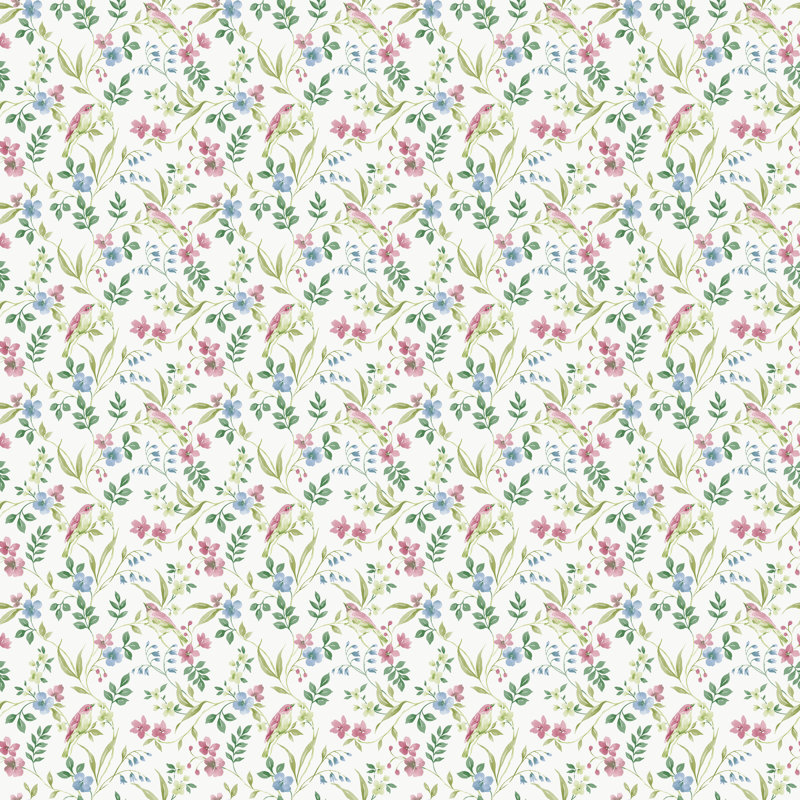 Galerie Miniatures 3 Green Bird Wallpaper