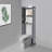 Freestanding Over Toilet Storage Cabinet-1074059452