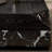 Black Solid Wood Square Rotatable Coffee Table