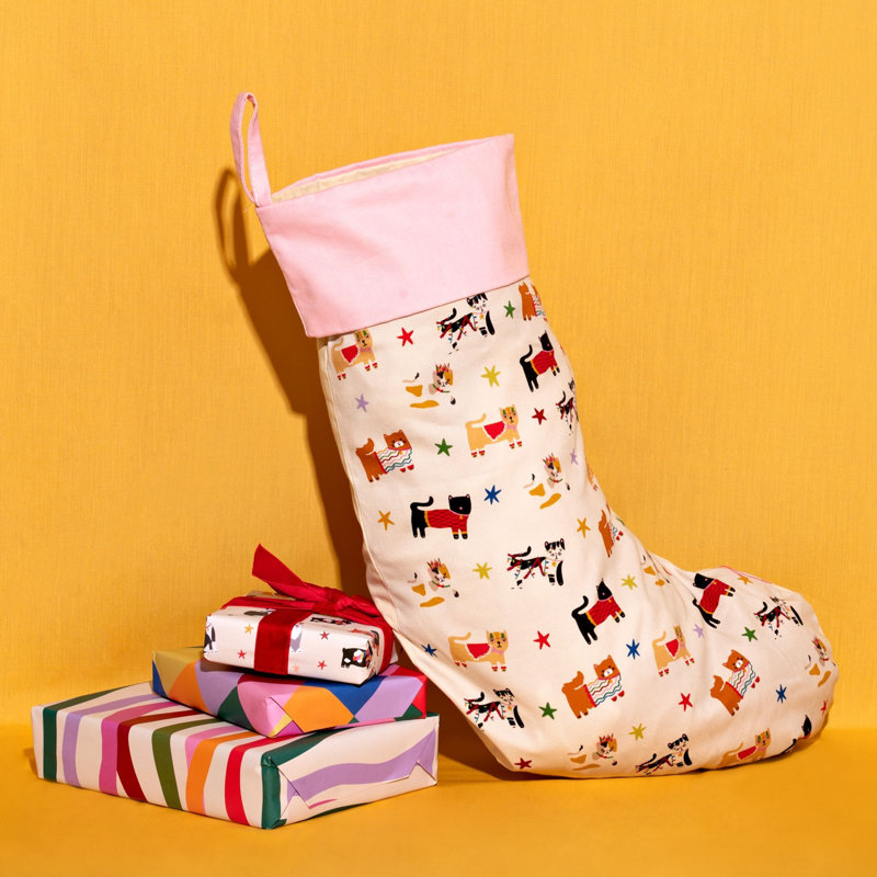  Cats Stocking Santa Paws Stop Here