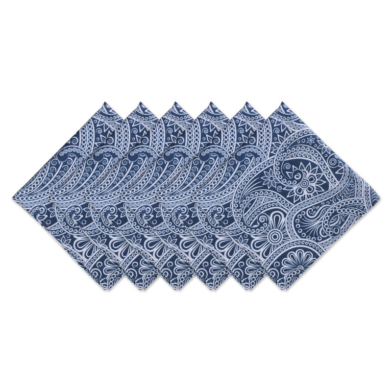 Mizuno Polyester Paisley Rectangle Napkin
