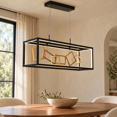 Setser 8 - Light Dimmable 27.8'' W LED Dining Room Chandelier