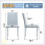 Chaise d'appoint rembourrée avec pieds en métal-509195817-509195816-509195819