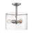 Weccacoe Glass Semi Flush Mount-276941351