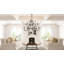 Lustre noir mat 18 lumières Viscount