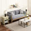 Ensemble de 2 tables de chevet modernes en bois avec tiroir et tablette 15,5 po x 15,5 po x 17,8 po-1624188734-1624188730