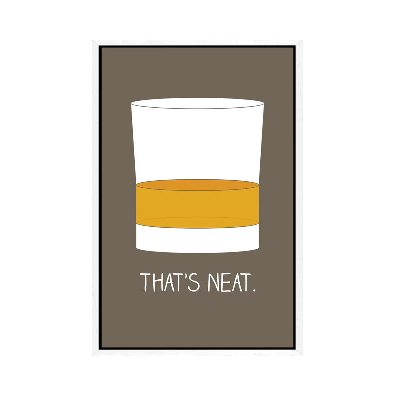 That's Neat by Benton Park Prints - Print on Canvas, White Framed, 66.04 cm H x 45.72 cm W