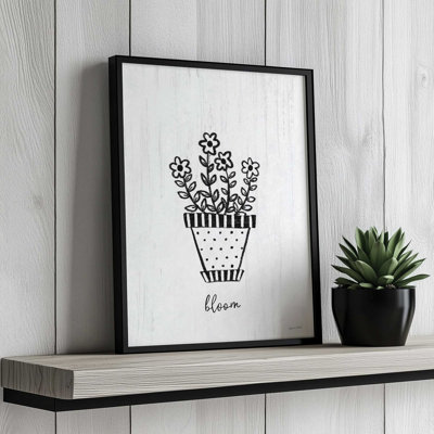 «Funky Flowers - Bloom» par Annie Lapoint, reproduction d'art