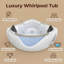 Moderne 20 jets et tourbillons de baignoire en acrylique