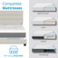 Lit plateforme Boyd Sleep Ravenna | Tête de lit réglable | Compatible avec une base à profil bas | Conception moderne de la Manche | Capacité de 700 lb-2130356963-2130356962