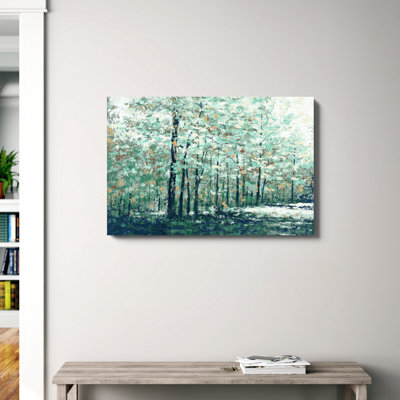 " Blue Treeline " Painting Print