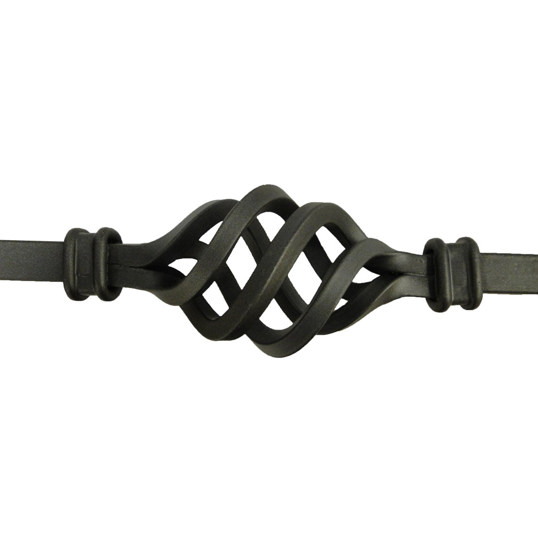 Twist with Single Basket Midnight Stair Baluster Arteferro 