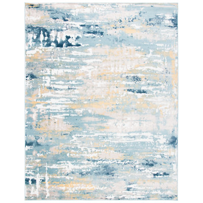 Agastya Teal/Gold Area Rug