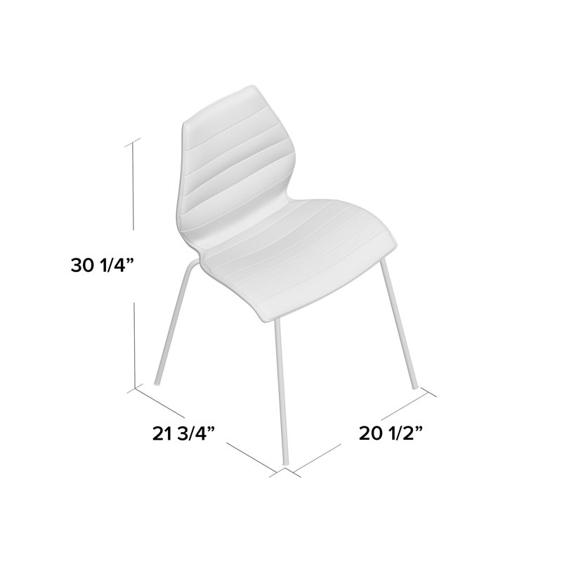Chaise Maui Soft Trevira, Trevira vert outremer
