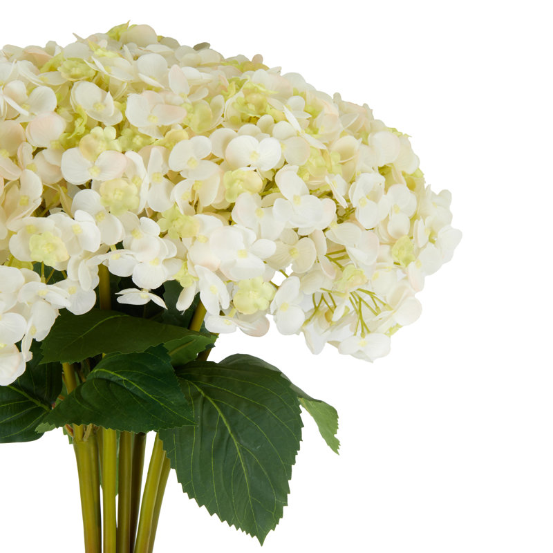 Tige de fleur artificielle Cole et Grey, Blanc, H 32 po x l 13 po x P 13 po