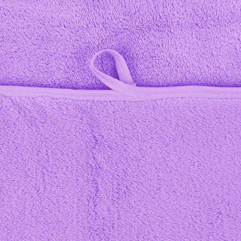 2 Piece Bath Towel Set, Purple