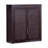Ameer Modern Boho Over-the-Toilet Storage Wall Cabinet with 2 Rattan Inlay Doors, Adjustable Shelves & Solid Wood-1076687725