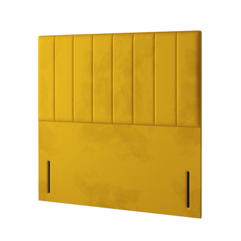 Hedley Divan Bed Base, 2 Right Drawers, Single (3'), Turmeric