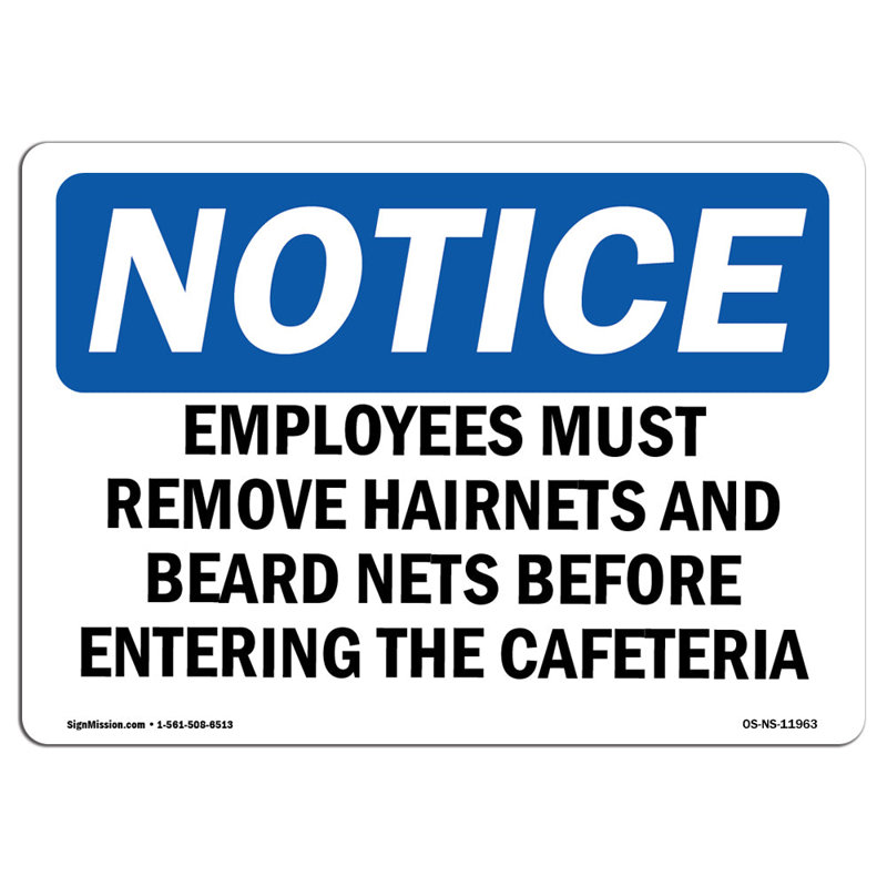 Les employés doivent enlever les poils et les barbes