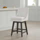 Zahara 26" Upholstered Swivel Counter Stool