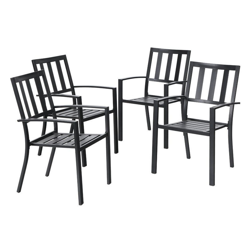 Stackable Outdoor Patio Dining Armchair