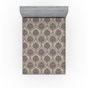 Taupe chaud, cacao, indigo / floral