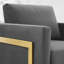 Fauteuil d'appoint en tissu Posse-663266829-663266822