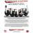 4 Piece Hard Rubber Caster Set