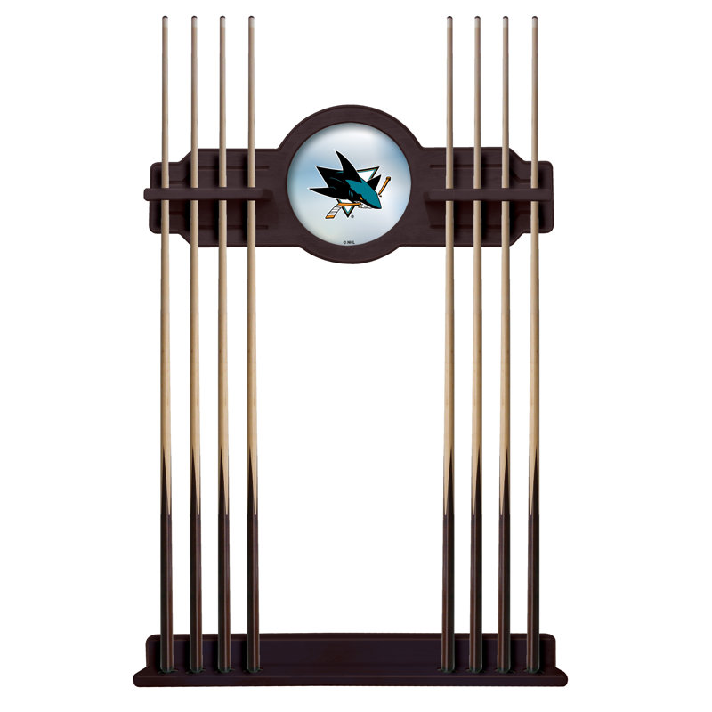 Porte-queues de billard 14 po NHL, English Tudor, San Jose Sharks