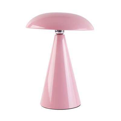 Lampe de table et murale à DEL rechargeable 2 en 1 sans cordon, intensité variable, rose
