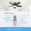 106cm Ceiling Fan with LED Lights-1491069270-1491069265