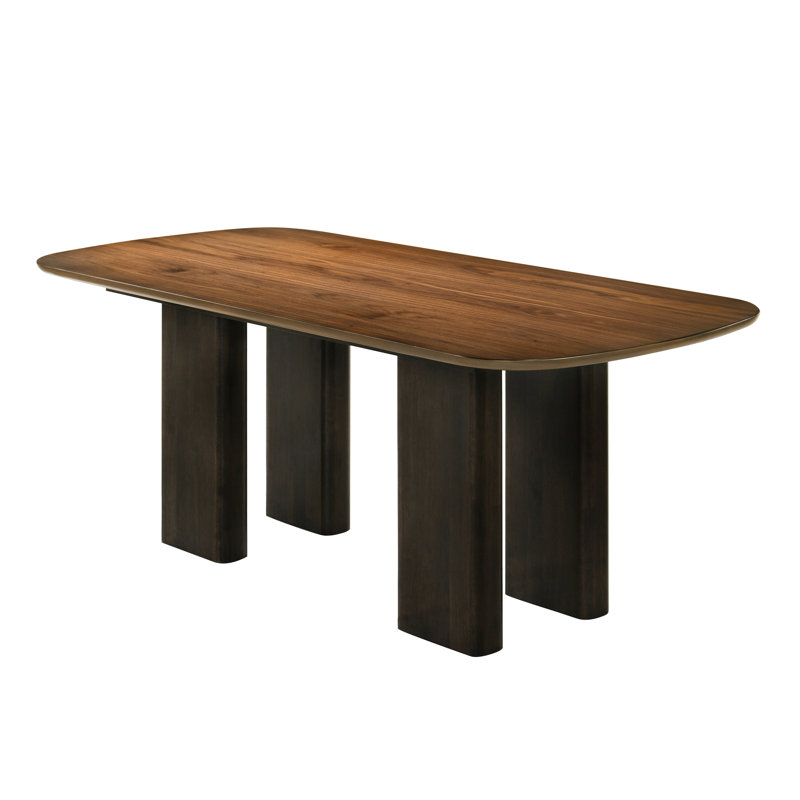 Delina  Walnut Dining Table