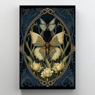 " Daffodils And Butterfly "