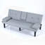 Multi-Functional Foldable Sofa Bed With Cup Holder, Ideal For Transforming Living Spaces Into Guest Rooms And Offering Comfortable Resting Areas.-99952324