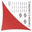 Voile d'ombrage avec quincaillerie Amgo-105238042-105238036