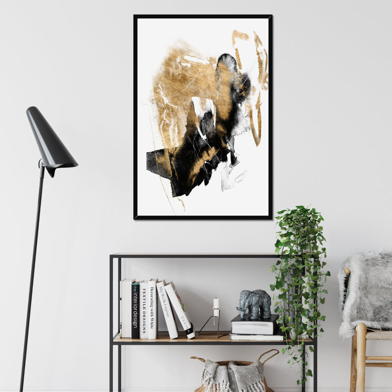 Splash I by Jennifer Goldberger - Print, Black Framed Paper Print, 95cm H x 65cm W