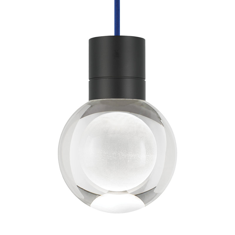 Mina 1 - Light LED Pendant, Blue/Black