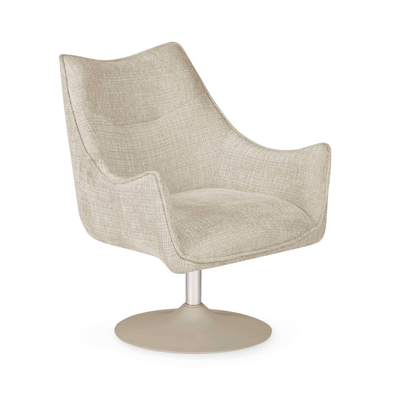 Upholstered Swivel Accent Chair